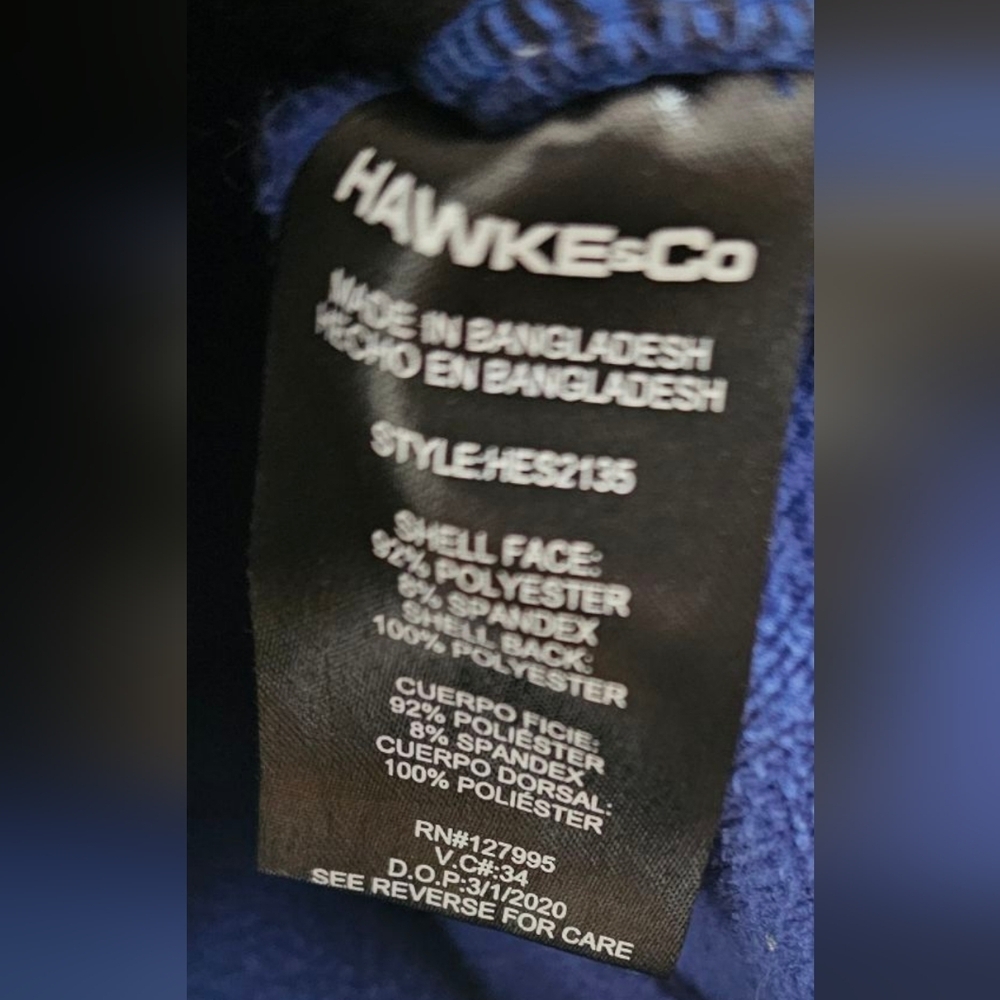 Hawke & Co. - Softshell High Sports Performance Jacket Full Zip Up​​ - Picture 6 of 8